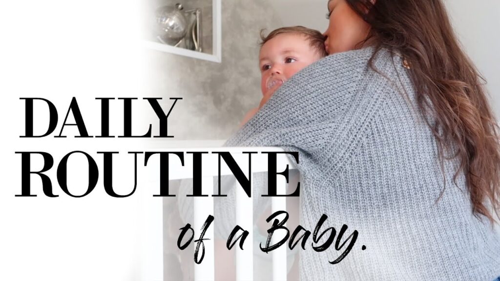 Daily routine for a 0-6 months old baby